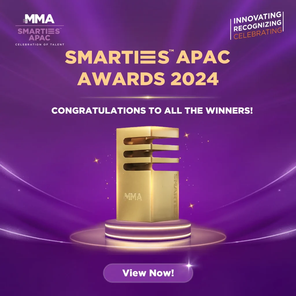 Most Impactful Marketing Campaigns in 2024 Across APAC Celebrated at Prestigious MMA SMARTIES APAC 2024