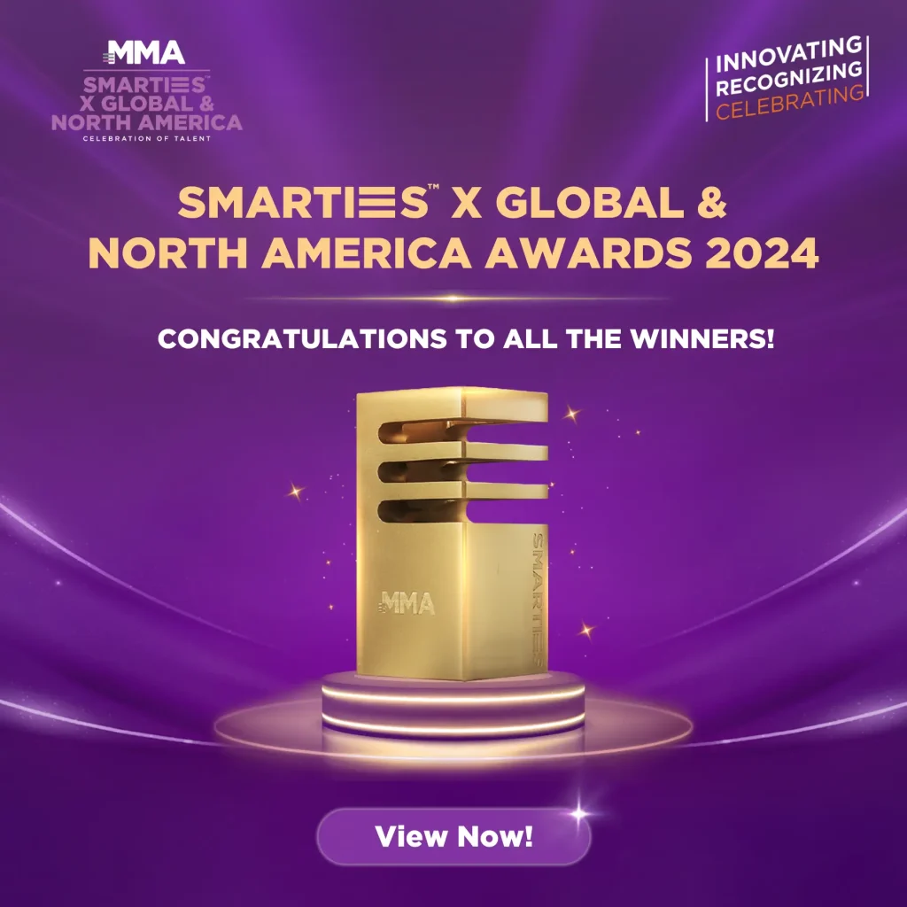 MMA Global Announces the SMARTIES™ X Global & North America 2024 Winners: A Celebration of Marketing Excellence – Pushing Innovative Boundaries on the Global Stage