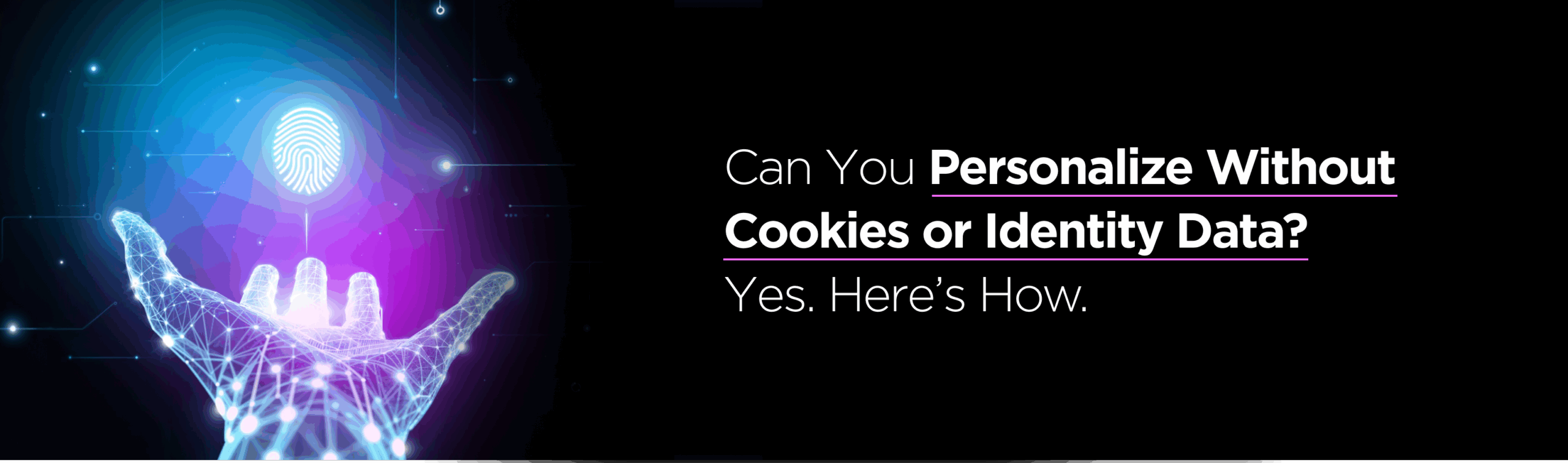 Can You Personalize Without Cookies or Identity Data? Yes. Here’s How.