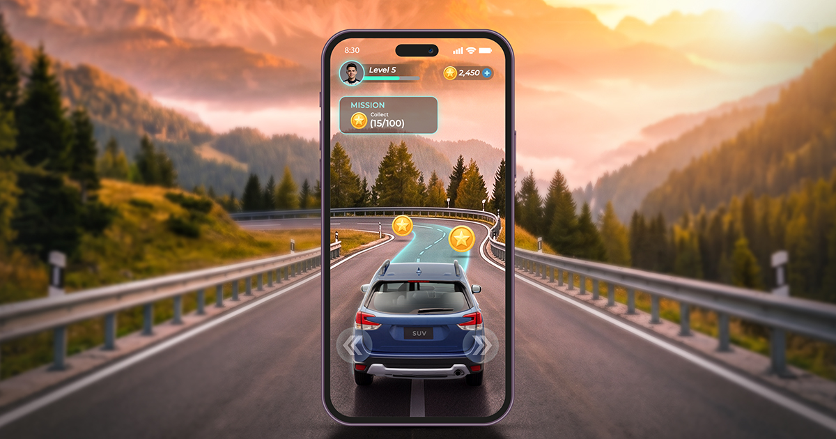 AR Experience allows customers to experience driving directly on their smartphones.