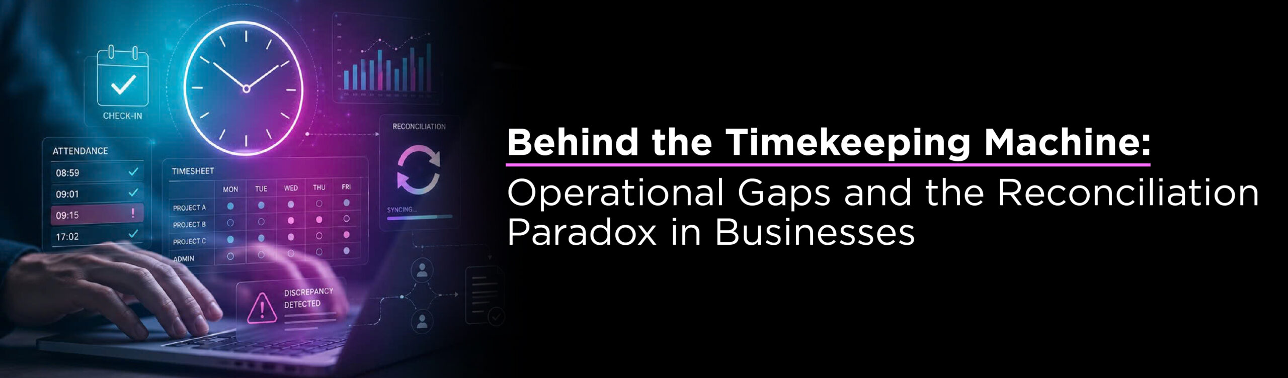 Behind the Timekeeping Machine: Operational Gaps and the Reconciliation Paradox in Businesses 